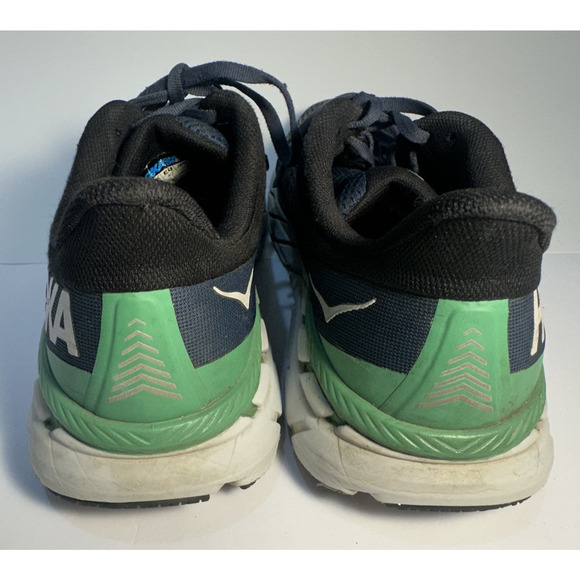 Hoka One One Clifton 6 Men’s Running Shoes Size 8.5 Blue Green Road Sneakers - Picture 4 of 8